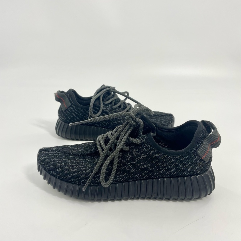 Authentic‎ adidas Yeezy Boost 350 'Pirate Black' 2016 Sz.6M (7½Wo) - Picture 2 of 12